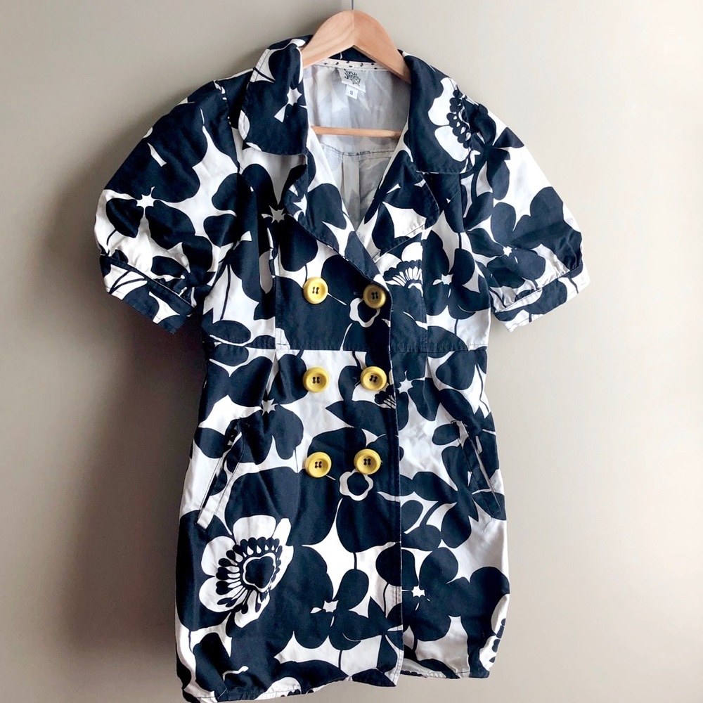 Ivy Jane Floral Print Canvas 100% Cotton Jacket